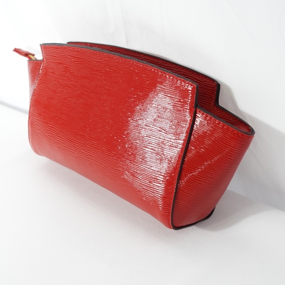 | Estée Lauder | Fire Cracker Red Cosmetic Makeup Travel Hand Bag Case Clutch - Picture 7 of 9